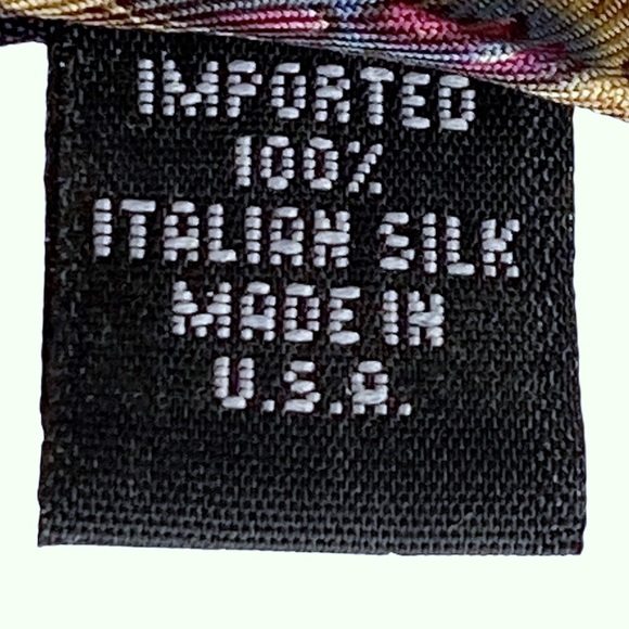 Liberty of London tie 100% silk green paisley necktie - Picture 5 of 5